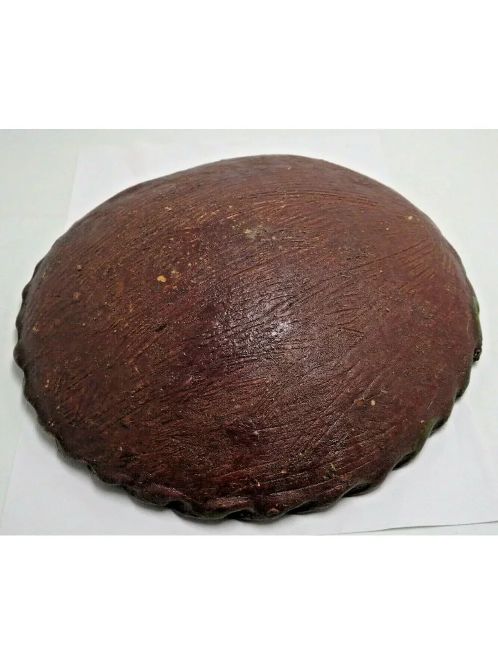 Handmade Ceramic Bowl Décor Brown textured bark like